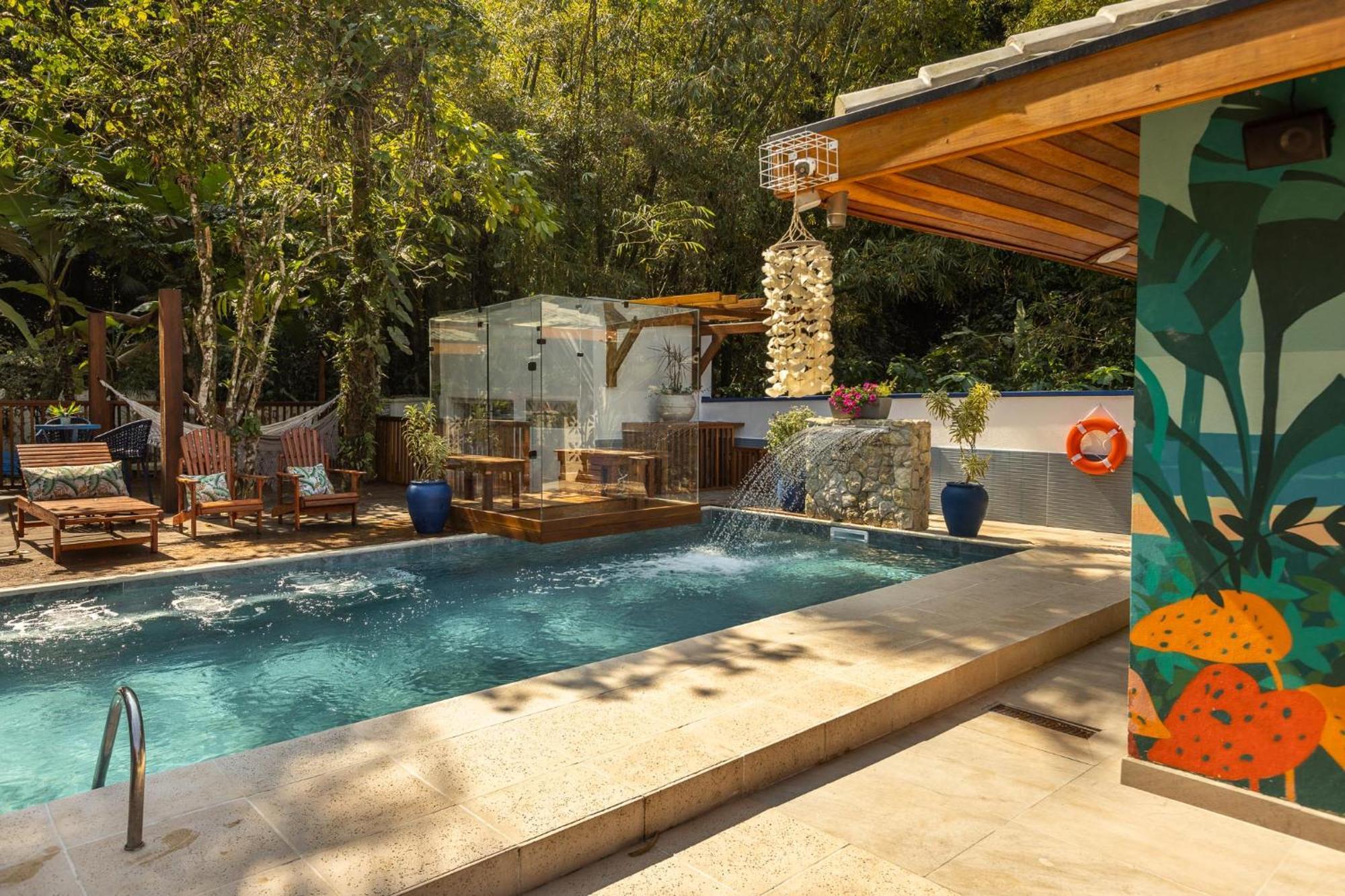 Pousada Paraiso Almada Ubatuba Bagian luar foto